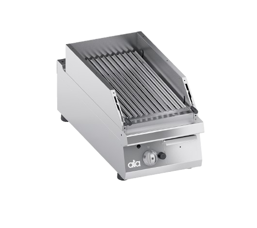 Movable lava-stone grill unit for meat | K4GPLP05TTC