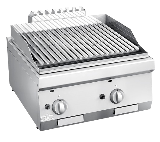 Top lava-stone grill 1 module for meat | K6GPL10TT