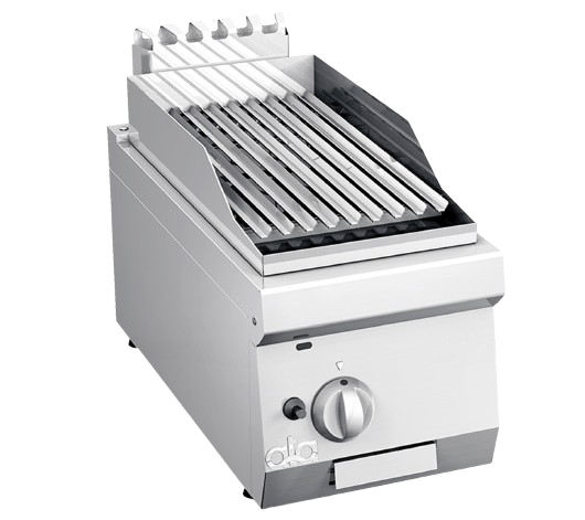 Top lava-stone grill 1 module for meat | K6GPL05TT