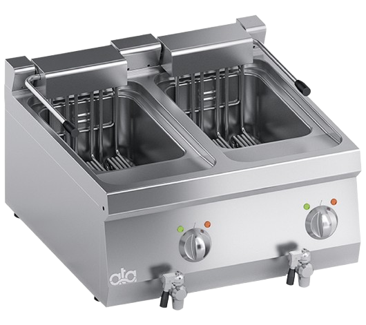 Electric fryer double tank 11 + 11 lt. | K6EFG1012