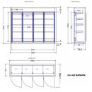 Glass door chamber with 4 doors | TCV0001