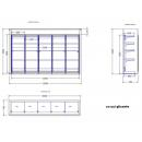 Glass door chamber with 5 doors | TCV0002