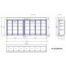 Glass door chamber with 7 doors | TCV0004