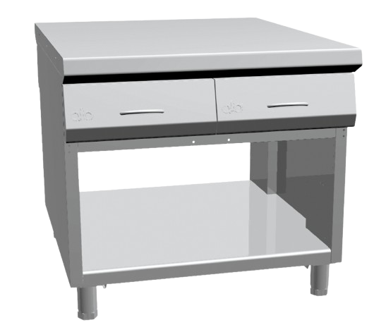 Pass-through neutral top with drawers + open cabinet 1 module | K1NNC10VV