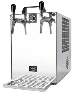 Răcitor de sifon pe tejghea cu 2 robineți | SODA KONTAKT 70 Green Line PREMIUM