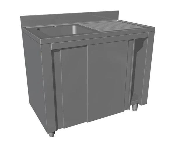 Sink with 1 bowl, cabinet-type support | SPS21UD_106542