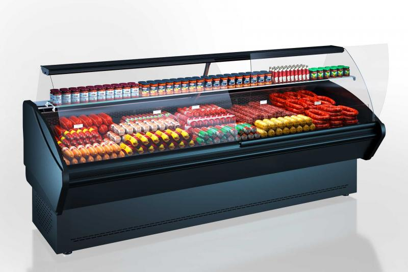 MISSOURI 2.5 (AG-097-deli-OS-122-DBA) RAL 9005 | Refrigerated counter