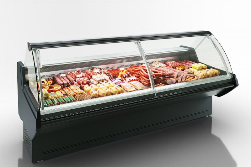 MISSOURI 2.6 (AG-120-deli-PS-126-DBA) RAL 9005 | Refrigerated counter