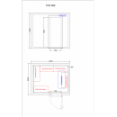 Solid door remote chamber 11,5 m³ (2,0 x 2,5 x 2,3 m) | TCS002