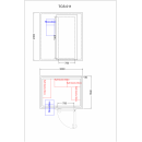 Solid door chamber 6,9 m³ (1,5 x 2,0 x 2,3 m) | TCS011