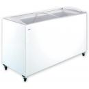 UDD 400 SCBG (KH-CF400 SCB) - Chest freezer with sliding curved glass top