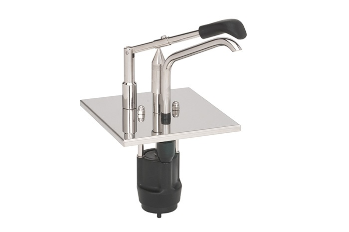 Sauce dispenser with lever handle | EDU –SRW- 1/6
