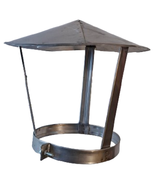 Stainless steel cap for hood duct | AC0000169