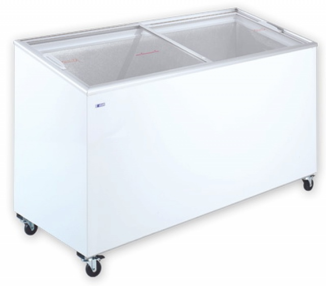 UDD 500 SCEG (KH-CF500 SCE) Chest freezer with slanting sliding glass door