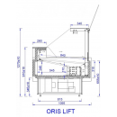 Vitrină frigorifică orizontală | ORIS LIFT 3.75