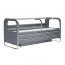 Vitrină frigorifică orizontală cu geam telescopic | LCCT Catania REM 1,875