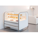 LCCT Catania REM 2,5 - Refrigerated counter with telescopic front glass