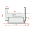 LCK Kolumba SELF REM 1,875 - Self-service refrigerated counter