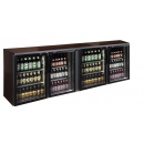 TC BB4GDR | 4 glass door bar cooler