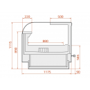 LCK Kolumba 2,5 - Counter with liftable front glass