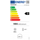 Ladă congelatoare cu geamuri glisante curbate | UDD 500 SCBG (KH-CF500 SCB)
