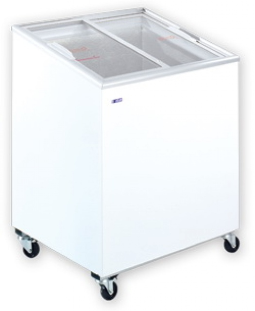 UDD 200 SCEG (KH-CF200 SCE) Chest freezer with slanting sliding glass door