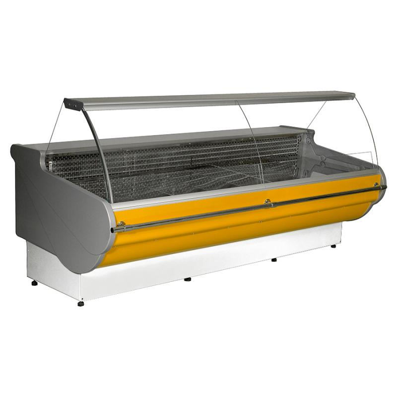 LCCT Catania 1,875 - Refrigerated counter with telescopic front glass