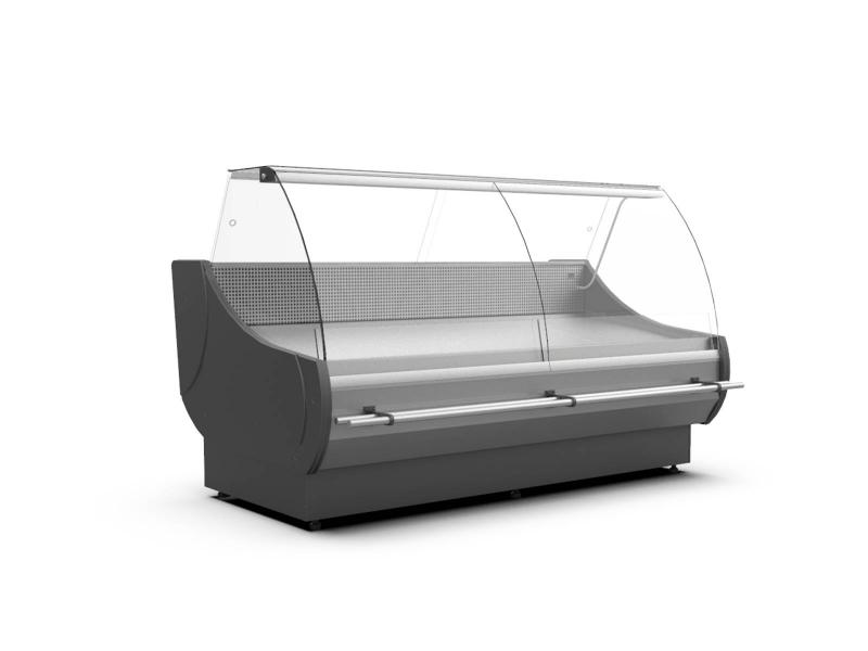 WCH-7 1570 OFELIA | Counter with curved glass with built-in aggr.(S)