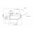 WCH I 1.7 - Counter with curved glass