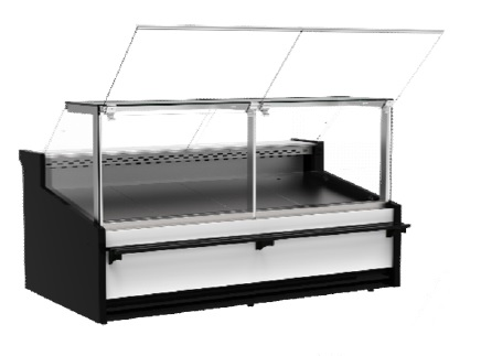 WCh-8/1 Carmen 3060 LS | Counter with straight glass with built-in aggr. (D)
