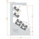 RCO Octans OW 3,75 - Refrigerated wall cabinet for fruits and vegetables