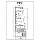 R-1 DC 190/80 DOLCE - Refrigerated wall counter