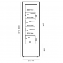 RCH-5 1955 VERMELLO | Refrigerated shelving (slim)