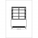 C-1 LM 90/CH LUMINA | Süteményes pult