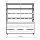 C-1 BL 130/GR BELLISSIMA | Pastry hot counter
