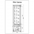 R-1 MVR 190/60 MINI VARNA - Refrigerated wall cabinet