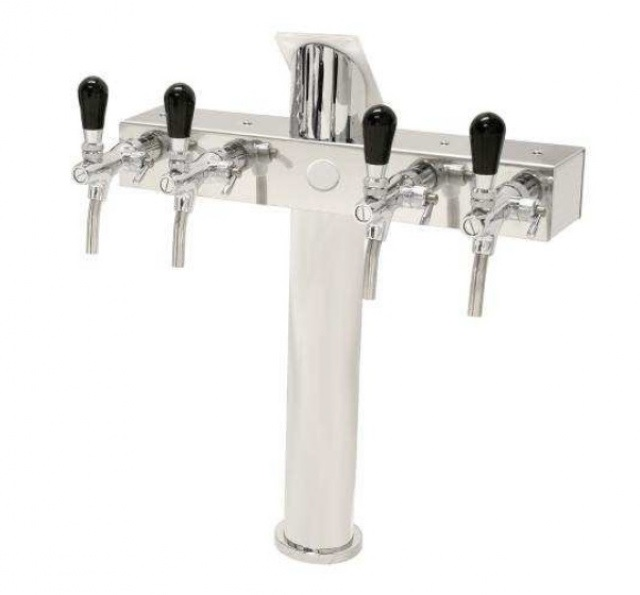 Tower T | 4 ways beer wide tower with medallion