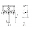 Tower T | 5 ways beer tower with medallion