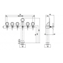 Tower T | 6 ways beer tower with medallion