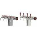 Coloană de bere pentru 6 robineți fără iluminare | Tower Naked Cold Bridge (Lindr)