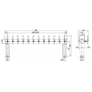 Tower Naked Cold Bridge | 12 csapos sörtorony világítás nélkül