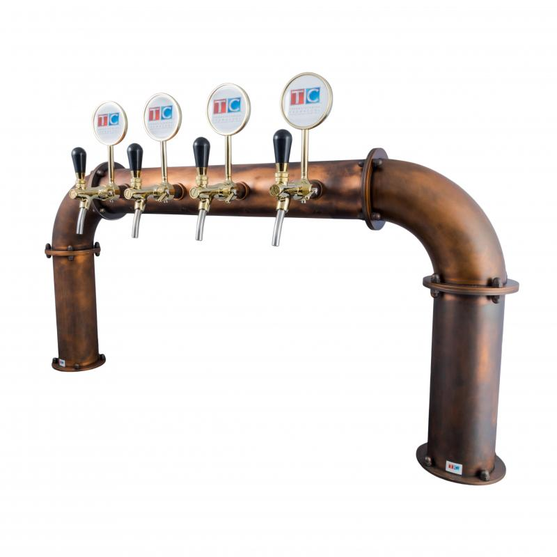 Coloană de bere pentru 7 robineți | TC BRAUHAUS Bridge