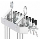 Coloană de bere cromat cu două coloane și 8 robineți | Tower T8