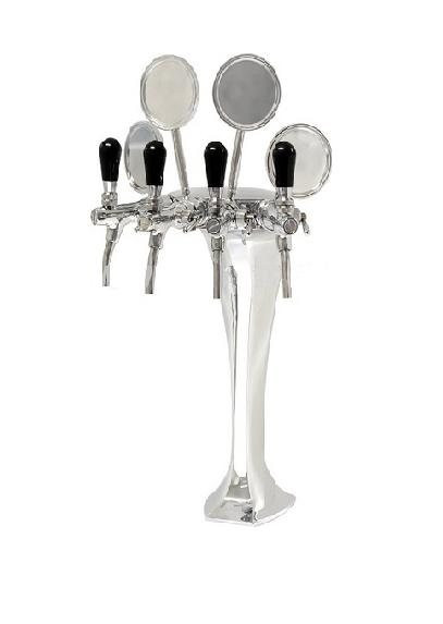 Snake Curved | 4 ways beer tower