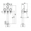Coloană de bere cu 3 robineți | Tower T (Lindr)