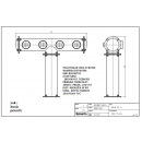 Coloană de bere pentru 4 robineți | TC EVA T