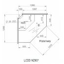LCD Dorado D REM EXT90 - External corner counter 90°