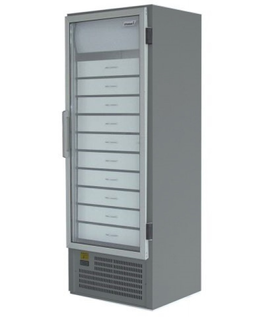 AP 635 INOX (SCHA 401) - Fiókos hűtővitrin rozsdamentes külsővel-belsővel