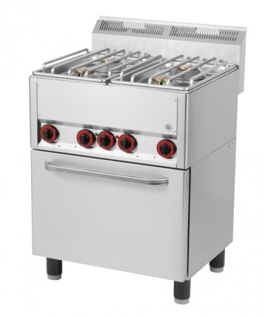 SPT 60 GLS - Gas range with 4 burners and oven