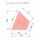 BKC CARINA 02 EXT45 CT Neutral counter element (45°)